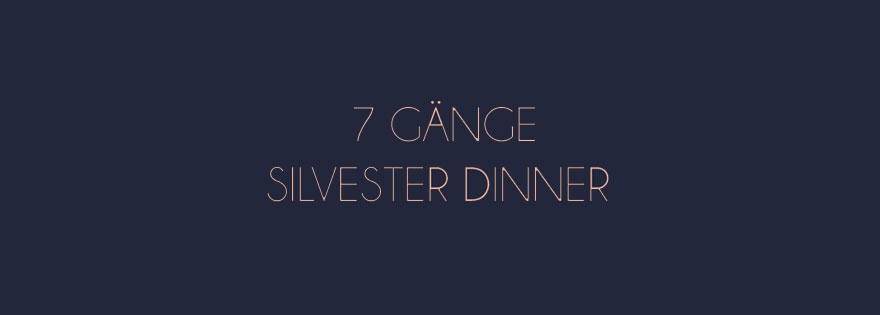 Silvester Dinner im Fabiano