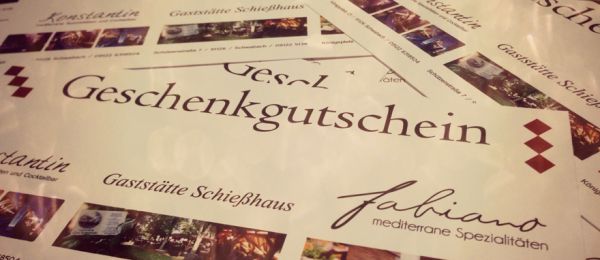Geschenkgutscheine